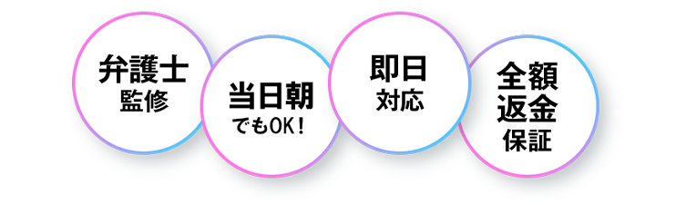 弁護士監修 労働組合連携 即日退職 全額返金保証